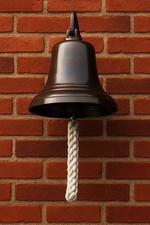 7"  Antique Brass Bell Quality