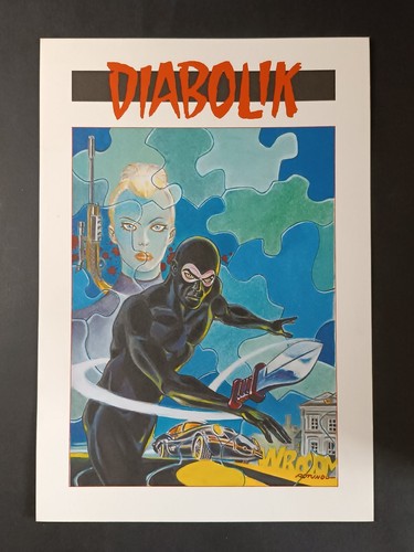 Cartoncino stampato diabolik - stampato,