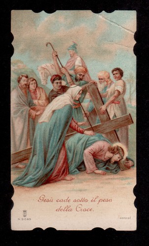 Santino holy card santa lega - ,