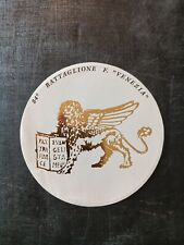 Adesivo Pubblicitario Vintage Battaglione Venezia San Marco Lagunari Incursori 