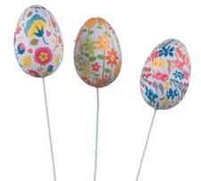 Pick Uovo Fiori Pz 12