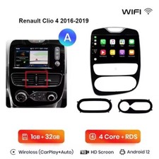 Autoradio Renault Clio 4 2012-2019 Android auto CarPlay wireless GPS lettore