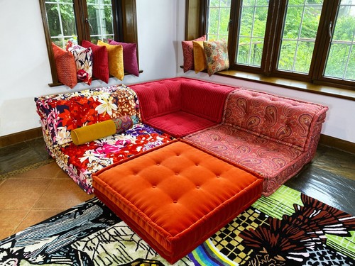 Divano mah jong rosso - jong,