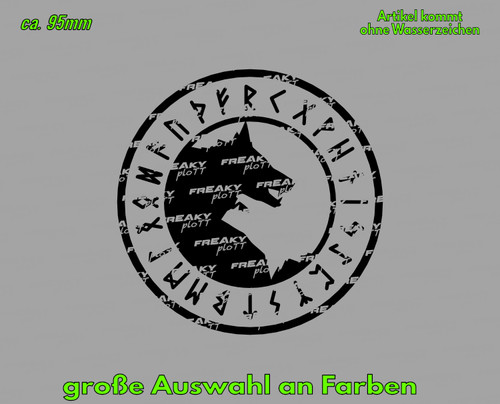 Vegvisir fenris rune futhark - rune,