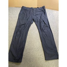 TELLASON Pantalone da lavoro uomo grigio blu cotone utility taglia 42 Made in Italy