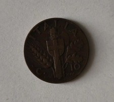 MONETA REGNO D'ITALIA 1936 - Centesimi 10 - Vitt. Em. III
