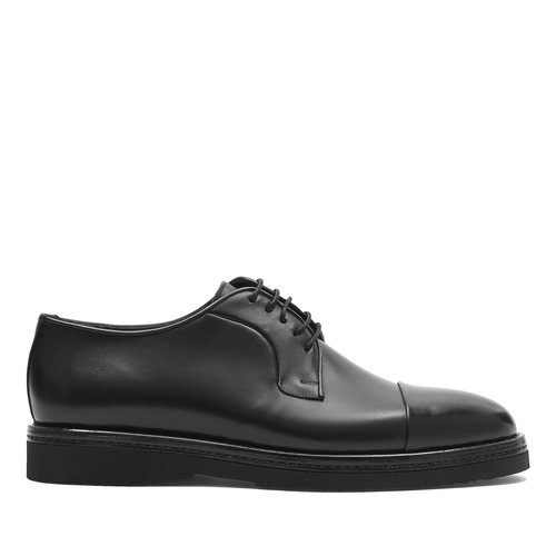 Scarpe uomo pelle derby nere