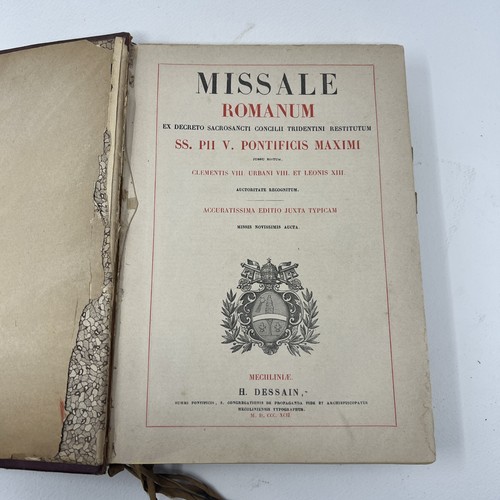 Missale romanum decreto - missale, ez