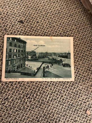 Cartolina epoca genova - cartolina, d'epoca