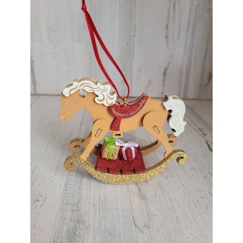 Cavallo dondolo legno - a,