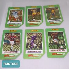 Lotto Serie 6 schede telefoniche usate Italia I grandi acquisti Panini Calcio #1