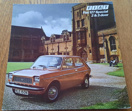 Brochure vendita auto fiat - brochure, 127