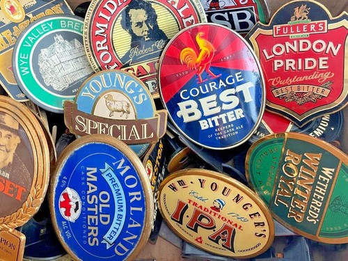 Various used metal pump clips - metal,