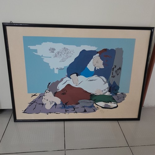 Quadro stampa 70x50 firmata - quadro,