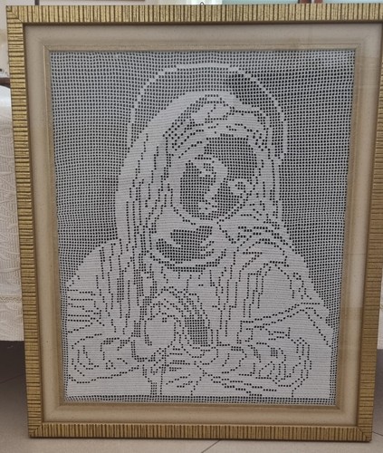 Quadro fatto mano uncinetto - quadro,