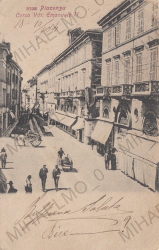 Cartolina piacenza emilia - cartolina,