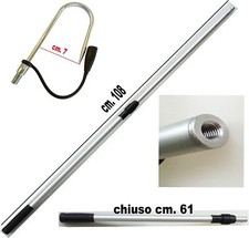 Mini Raffio Pesca Kayak Spinning Arpione Piccolo Telescopico Serra 