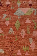 Astratto Lusso annodato a mano