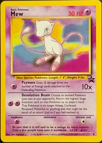 Pokémon mew promo wotc - #8,