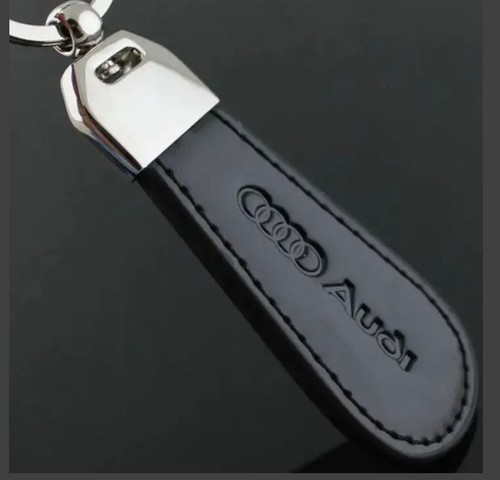 Portachiavi audi ecopelle nero - portachiavi,