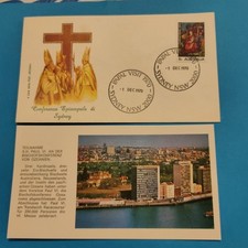 - 1 DICEMBRE 1970 CONF. EPISCOPALE SIDNEYBUSTA FDC PRIMO GIORNO CON FRANCOBOLLO