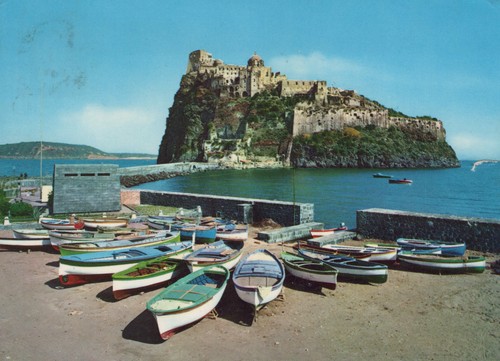 Cartolina ischia castello - cartolina,