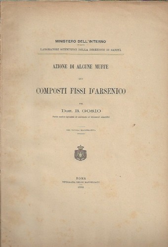 Composti fissi arsenico azioni - arsenico,