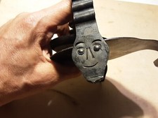 BELLISSIMO PORTACANDELE IN FERRO BATTUTO DA APPENDERE O NO IN OTTIMO STATO RIPOR