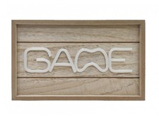 Lampada LED in Legno con