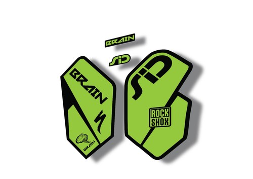 Adesivo decalcomania rock shox - decalcomania,