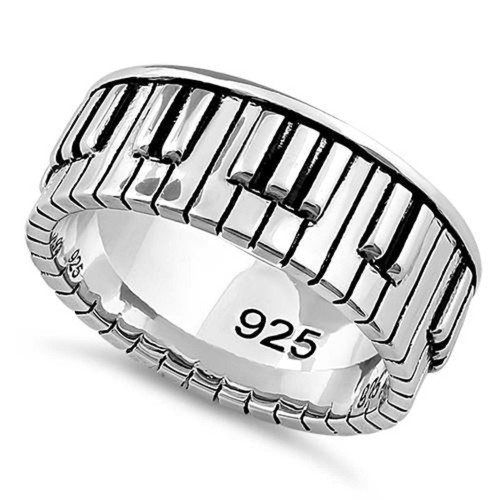 Anello tasti pianoforte fatto