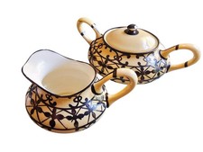 Antico set crema e zucchero in