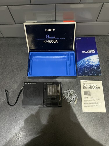 Sony icf 7600a ricevitore - sony, icf-7600a