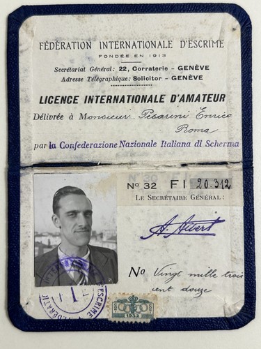 1932 tessera sport - 1932,