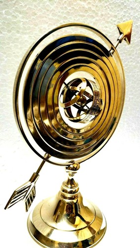 Sfera armillare ottone antico