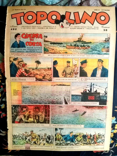 Topolino giornale 492 1942 - topolino,