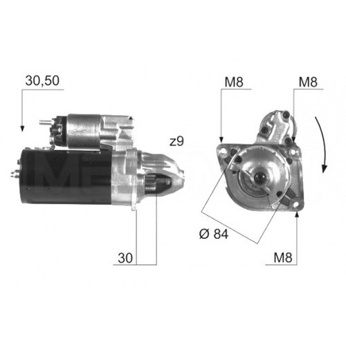 Motorino avviamento per - , iveco