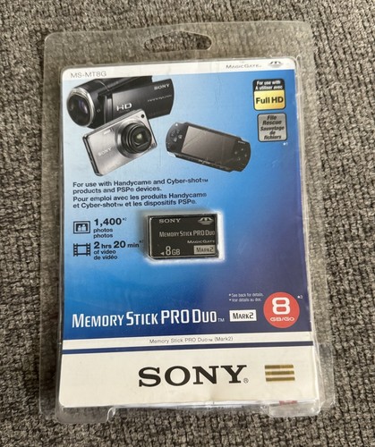 Sony 8gb memory stick pro - 8gb,