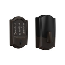 Schlage BE499WB CAM 716 Encode Plus WiFi Deadbolt Smart Lock, ingresso senza chiave