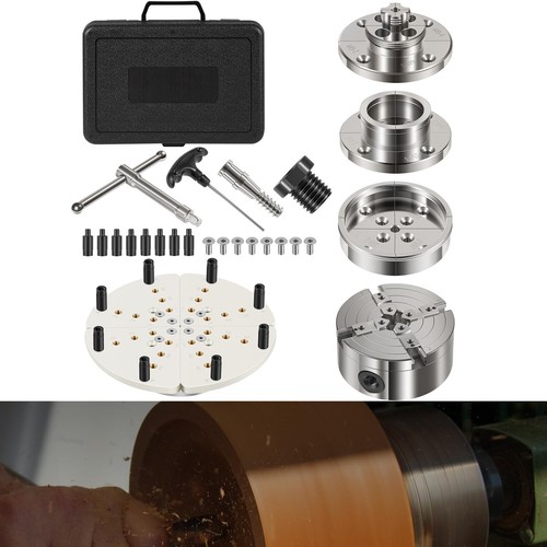 Set mandrino tornio legno - , 4