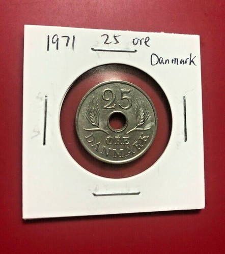 Moneta danese ore del 1971 - moneta,