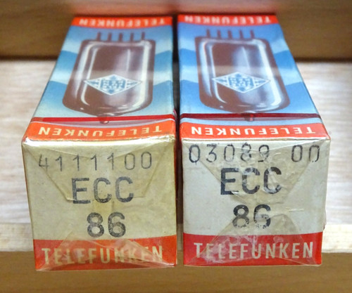 Telefunken ecc86 - 2x:, |