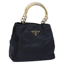 Borsa a mano PRADA nylon oro