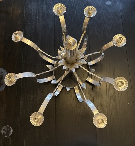 Lampadario vintage metallo