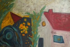 DIPINTO A OLIO ESPRESSIONISTA