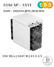 Antminer BITMAIN S19J XP - 151 TH - NEW - Open Box (Component Verified & Tested)