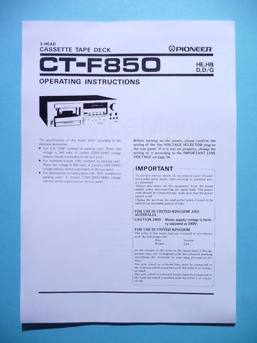 Istruzioni operative manuale - istruzioni,