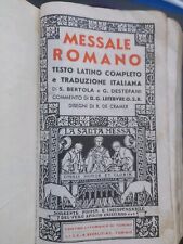 MESSALE ROMANO TESTO LATINO COMPLETO E DRADUZIONE ITALIANA  1936 COM DA FOTO 