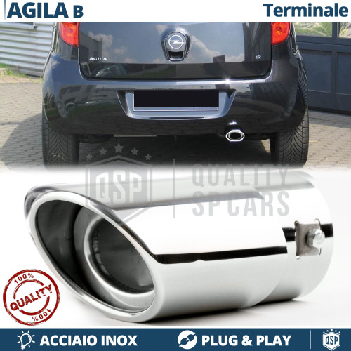 Terminale scarico ovale - scarico,