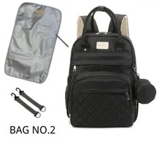 Zaino mamma multifunzione Borsa per pannolini  da viaggio per maternità + OMAGGI